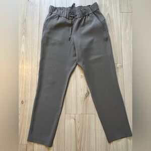 Lululemon On the Go Pant Gray Full Length